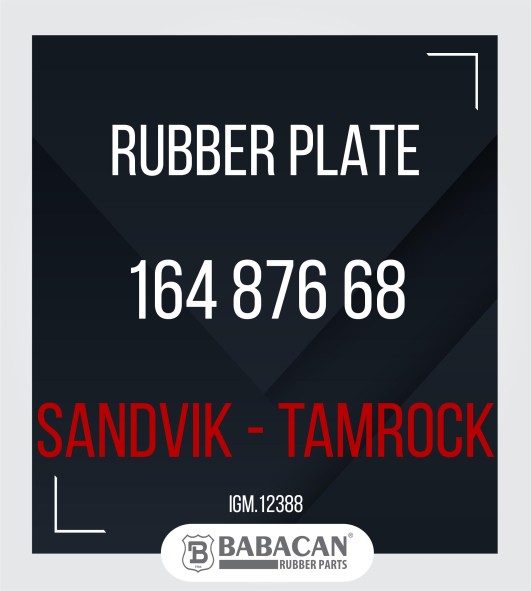 RUBBER PLATE 164 876 68