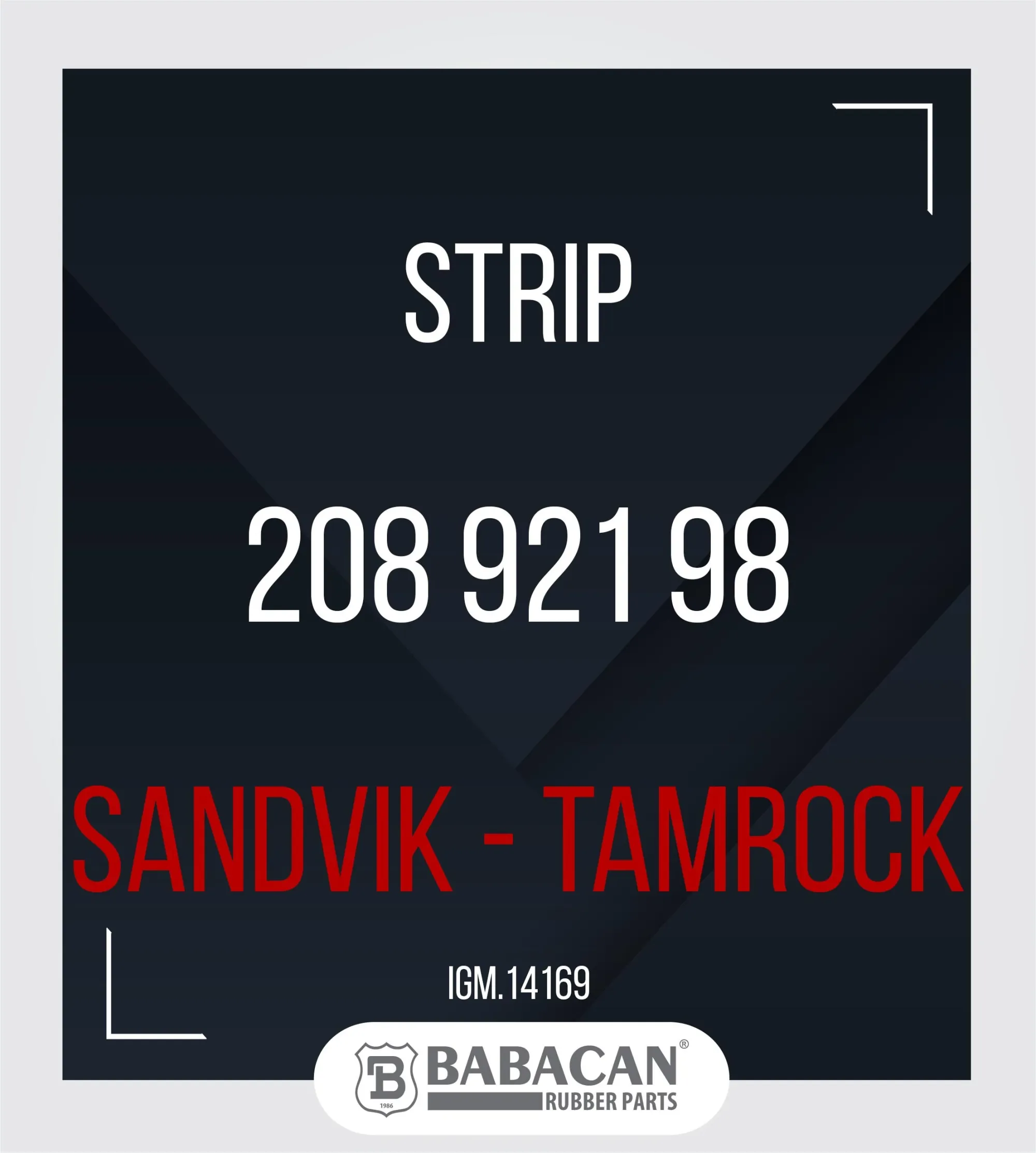 STRIP 208 921 98 - 208 921 98
