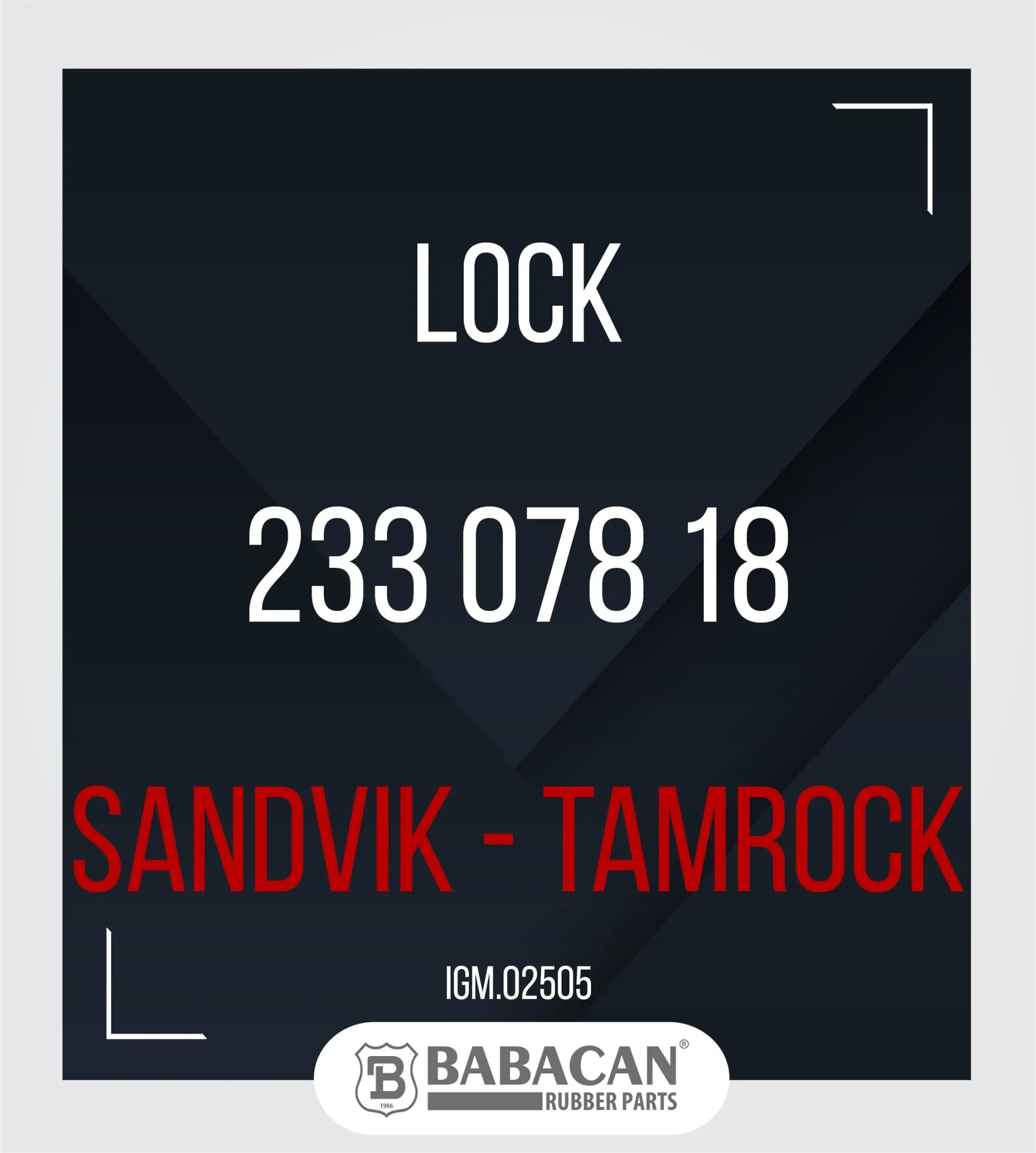 LOCK 233 078 18 - 233 078 18