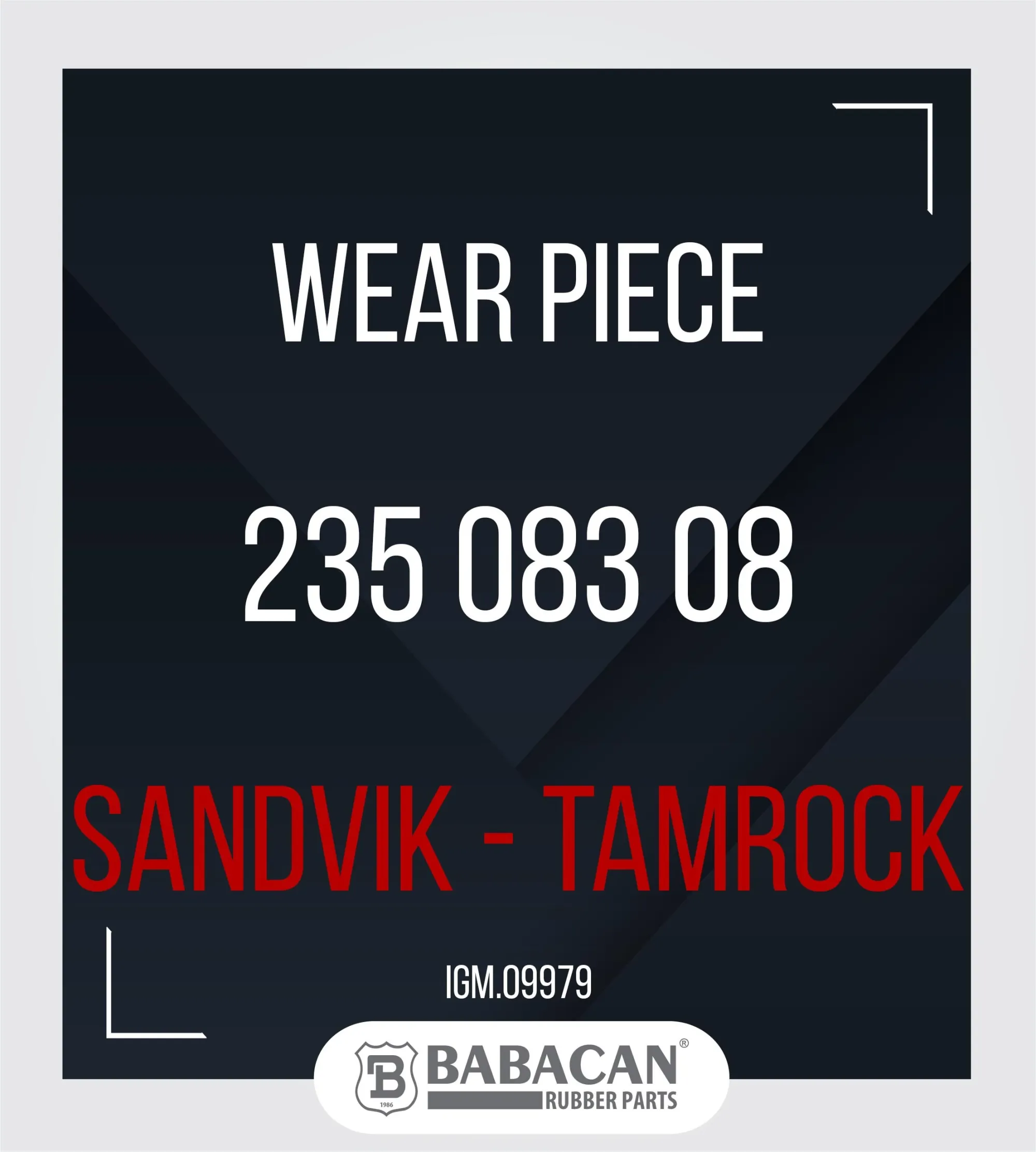 WEAR PIECE 235 083 08 - 235 083 08